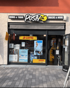 Der Firmenname ist Posty