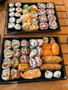 Der Firmenname ist Sushi Circle