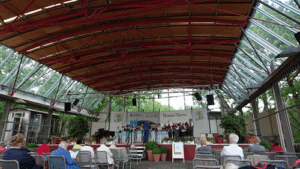 Festplatz und Festhalle am See mit Großer Bühne